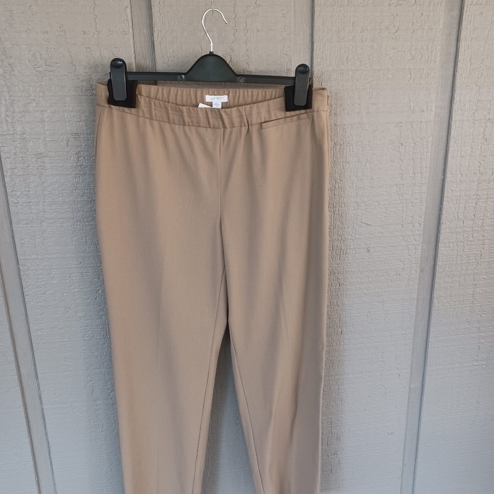 J Jill Precision Stretch Pant Size 16 Woemn Minimalist Cotton Blend In Tobacco - Picture 2 of 12
